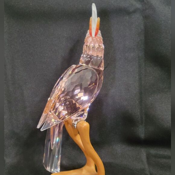 Swarovski Crystal Pink Cockatoo Figurine Cryatal Paradise Birx Collection - Picture 7 of 16